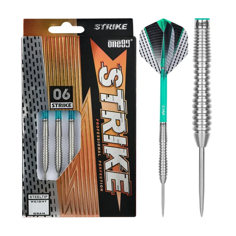DARDOS PUNTA DE ACERO ONE80 STRIKE 06