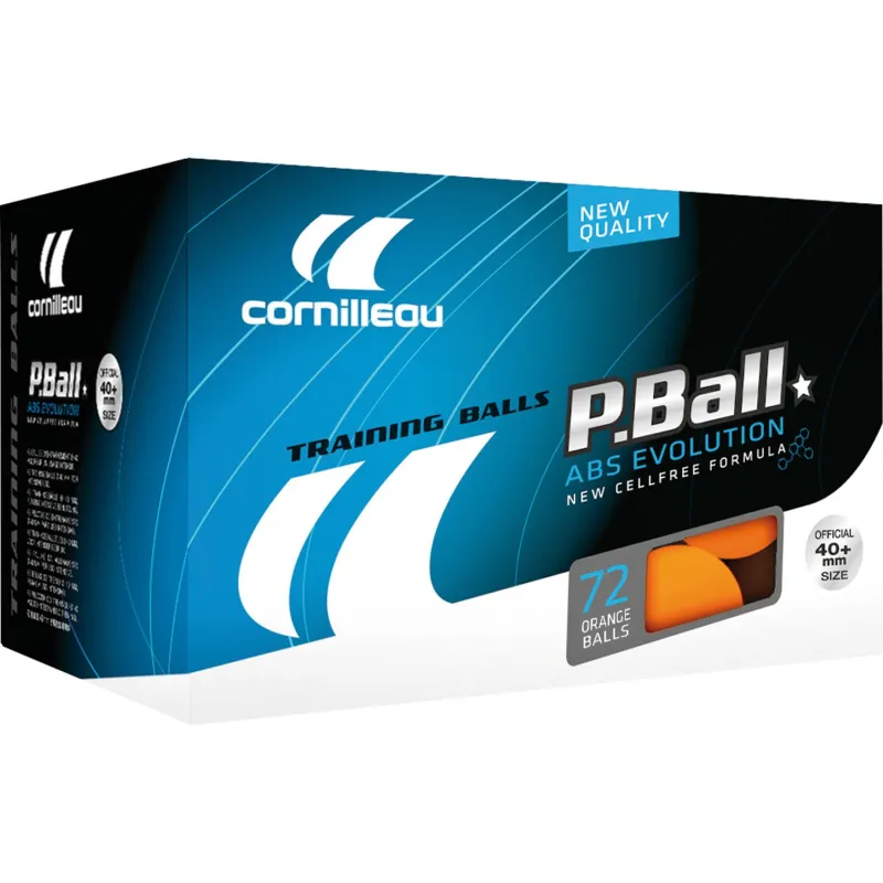 BOLAS CORNILLEAU ABS EVOLUTION NARANJA (72 UNIDADES)