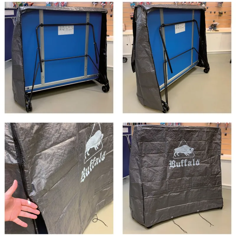 COBERTOR BUFFALO GRIS PARA MESAS DE PING PONG