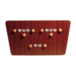 MARCADOR DE BILLAR BUFFALO PARA 2 JUGADORES