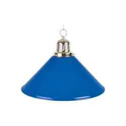 LAMPARA DE BILLAR DE 35 CM AZUL